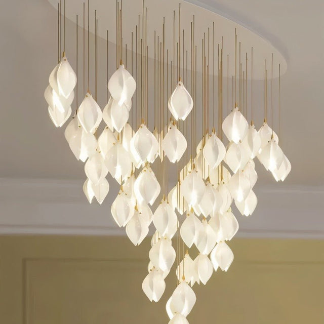 Nica Chandelier – Elegant Lighting for Modern Interiors in a large-scale cascading design, perfect for grand entryways or luxury living rooms.