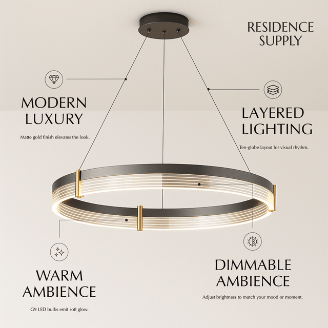 Nudara Chandelier - Residence Supply
