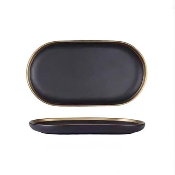 Obsidian Plate and Bowls - Residence Supply