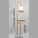 Okul Floor Lamp With Smart Side Table