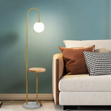 Okul Floor Lamp With Smart Side Table