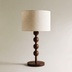 Walnut: D14.9"(38cm) x H28"(70cm) / 5W / Warm White (3000K) / US Plug