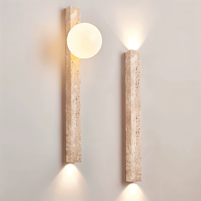 Olorva Travertine Wall Lamp - Residence Supply