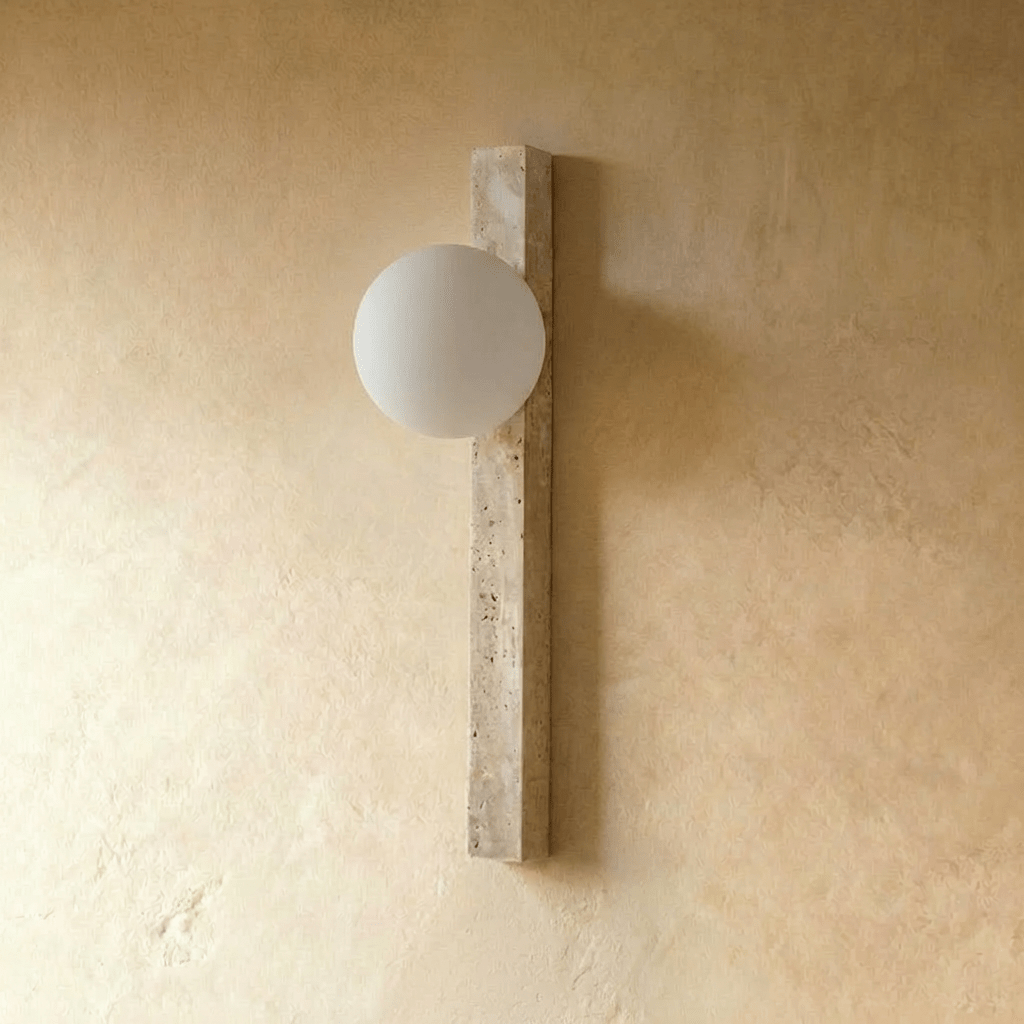 Olorva Travertine Wall Lamp - Residence Supply