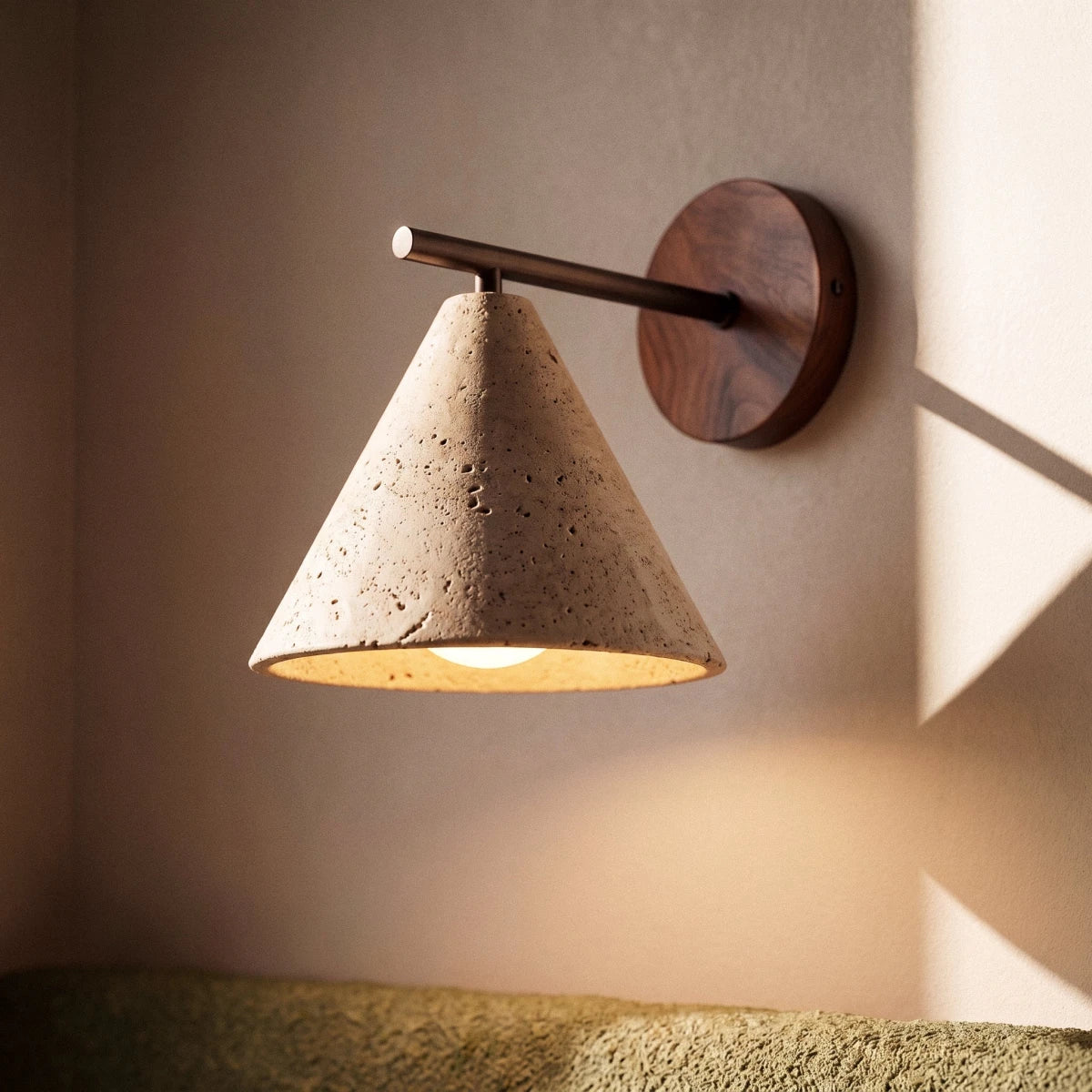 Omicil Travertine Wall Lamp - Residence Supply