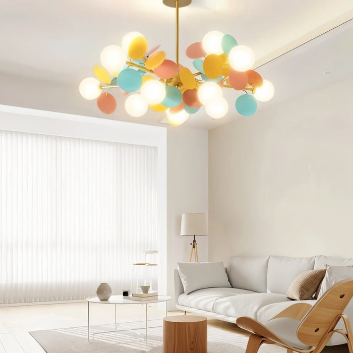 Opal Chandelier - Living Room Lights