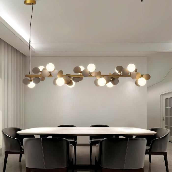 Opal Linear Pendant - Modern Lighting for Dining Room