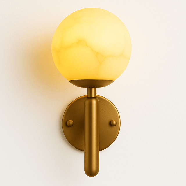 Orbis Alabaster Wall Lamp - Residence Supply
