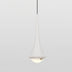 Osvet Pendant Light in white aluminum finish with a sleek, modern design, ideal for contemporary interiors.