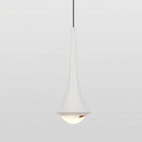 Osvet Pendant Light in white aluminum finish with a sleek, modern design, ideal for contemporary interiors.