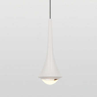 Osvet Pendant Light in white aluminum finish with a sleek, modern design, ideal for contemporary interiors.