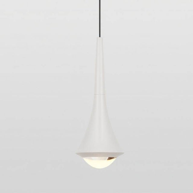 Osvet Pendant Light in white aluminum finish with a sleek, modern design, ideal for contemporary interiors.