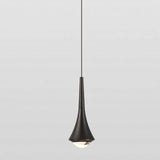 Osvet Pendant Light in black aluminum finish, featuring a minimalist design for modern indoor spaces.