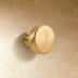 Two-tier furniture knob with round tops and pedestal stem on decorative base, shown in elevation view against white backgroun