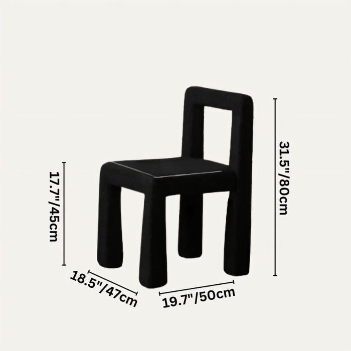 Ovis Dining Chair Size Chart