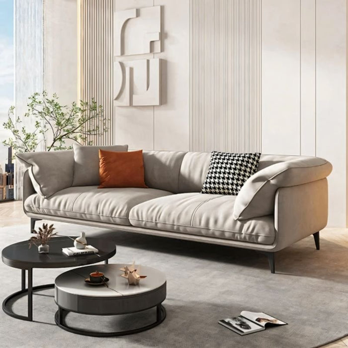Personalize your Pallium Arm Sofa with a variety of customizable options, including fabric choices, arm styles, and leg finishes. Tailor it to reflect your unique taste and elevate your home decor.