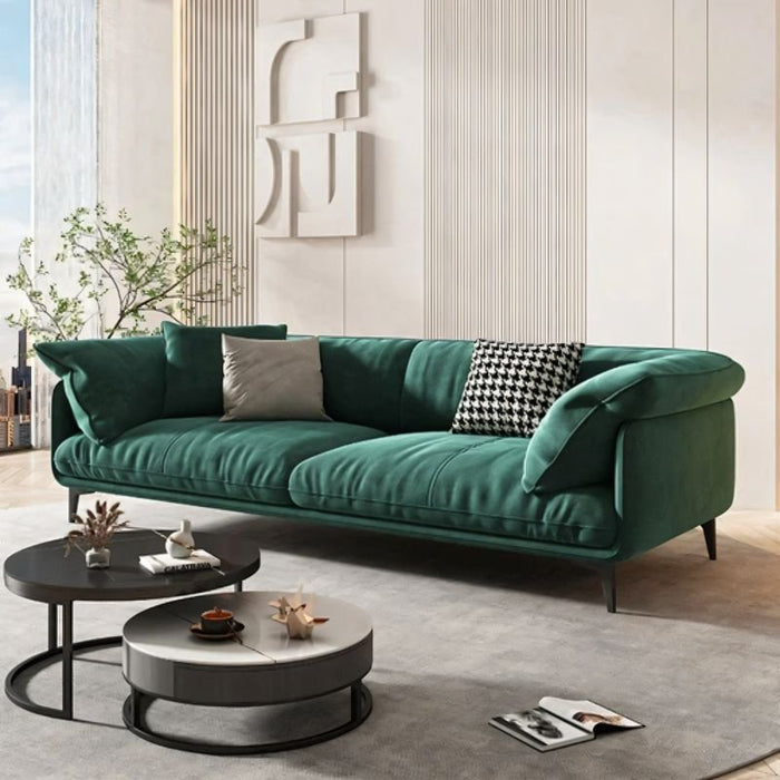 Experience superior comfort and support with the Pallium Arm Sofa's ergonomic design, which features supportive back cushions and ergonomic armrests that cradle your body in all the right places.