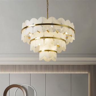 Patanga Alabaster Chandelier - Modern Chandeliers