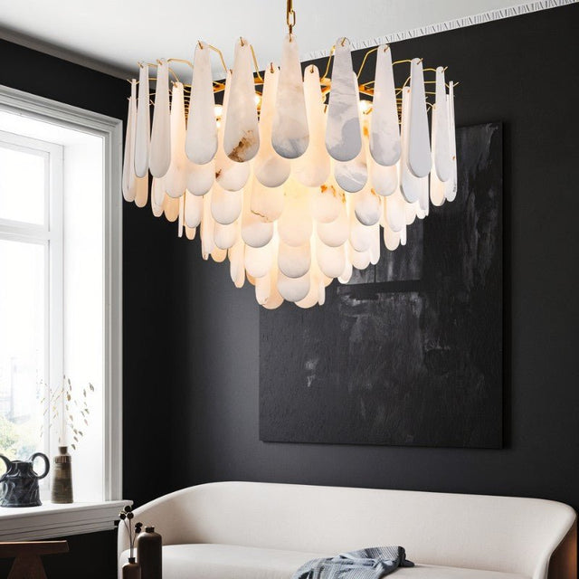 Patra Alabaster Chandelier Light