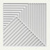 Close-up of Pesni Wall Panel featuring diagonal striped PVC texture, perfect for stylish wall panel applications and interior decor.