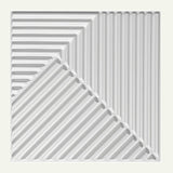 Close-up of Pesni Wall Panel featuring diagonal striped PVC texture, perfect for stylish wall panel applications and interior decor.