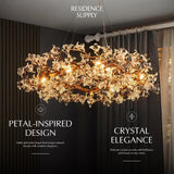 Petala Crystal Round Chandelier - Residence Supply