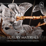 Petala Crystal Round Chandelier - Residence Supply