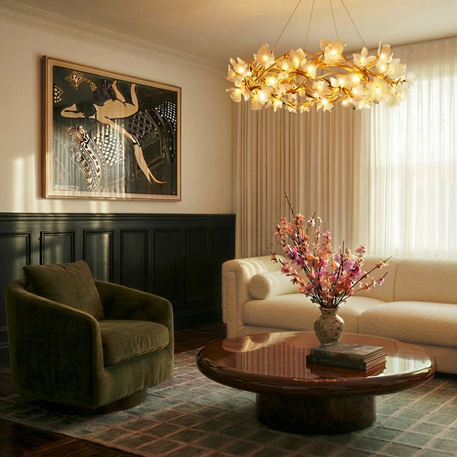 Petala Crystal Round Chandelier - Residence Supply