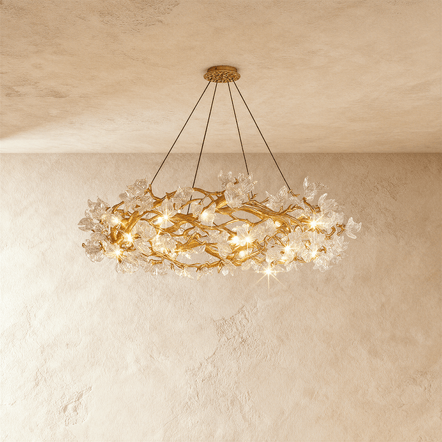 Petala Crystal Round Chandelier - Residence Supply