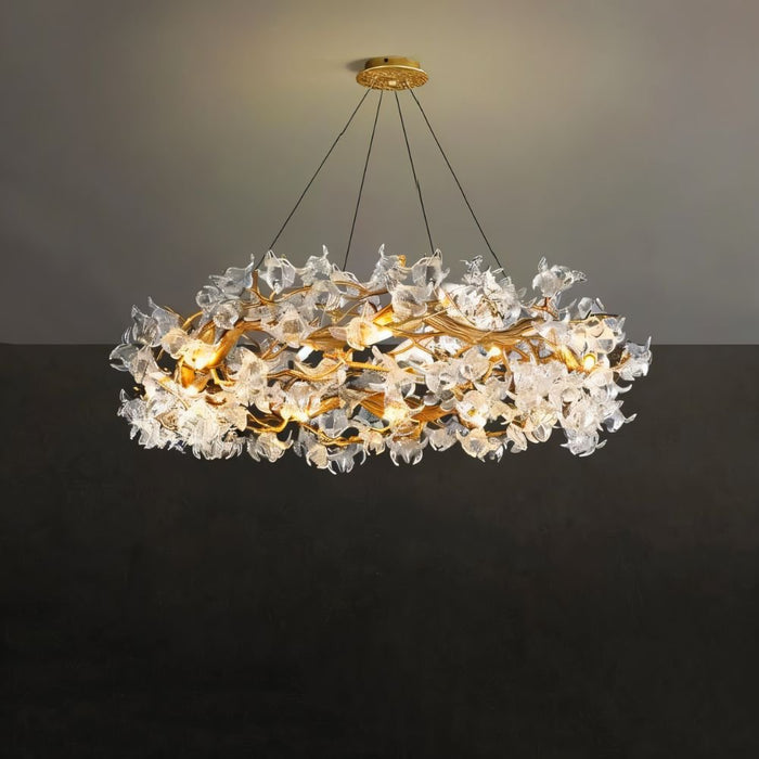 Petala Crystal Round Chandelier - Residence Supply