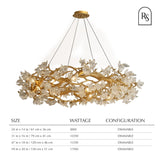 Petala Crystal Round Chandelier - Residence Supply