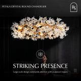 Petala Crystal Round Chandelier - Residence Supply