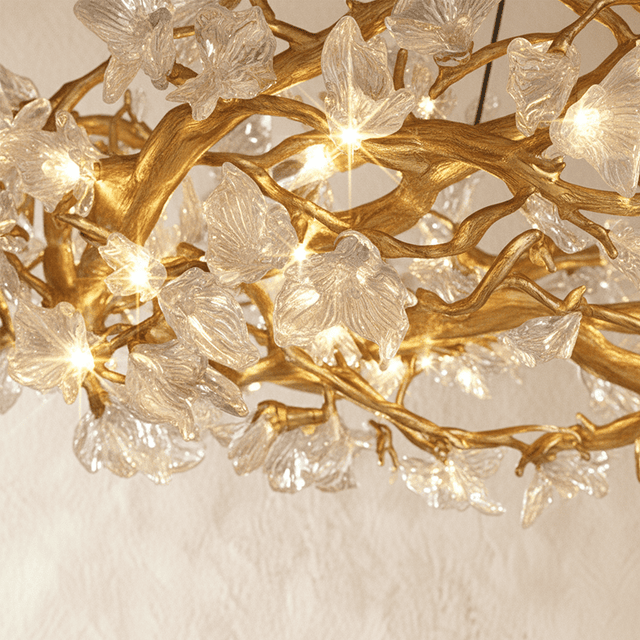 Petala Crystal Round Chandelier - Residence Supply
