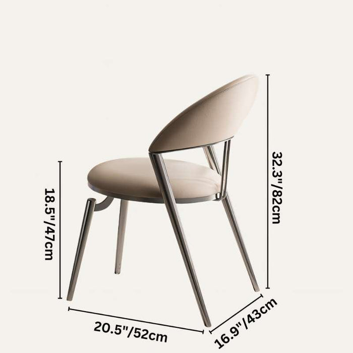 Platus Dining Chair Size