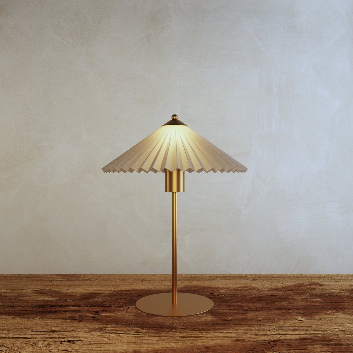 Plisse Table Lamp – Residence Supply