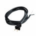 Black electric plug add-on with a flexible cord, set against a plain white studio background.