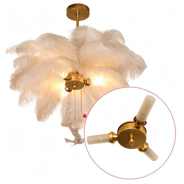 Plume Chandelier