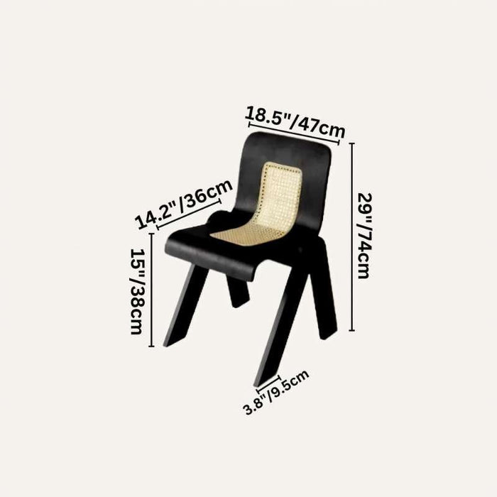 Popina Dining Chair Size 