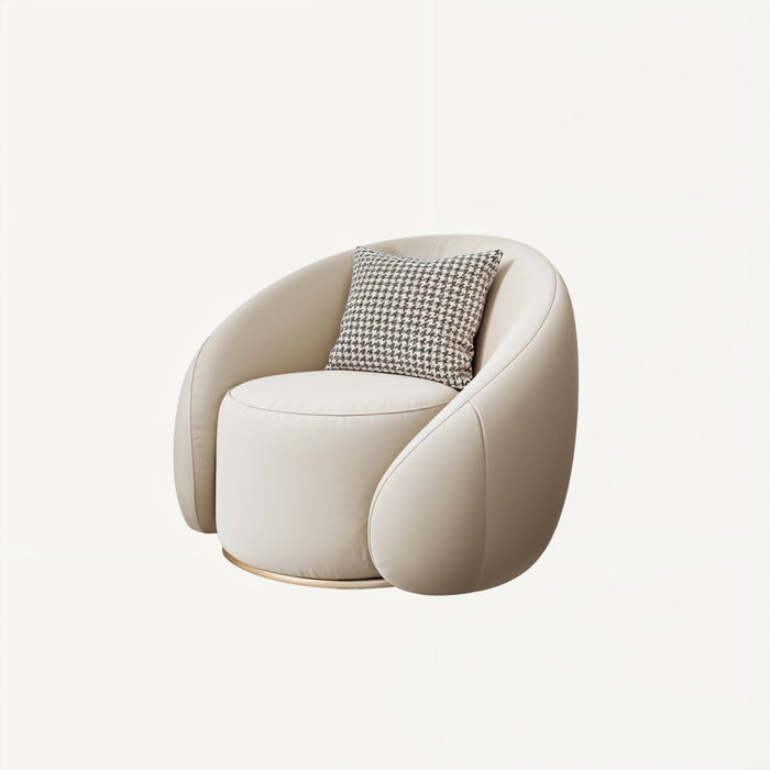 Simple Pouf Accent Chair