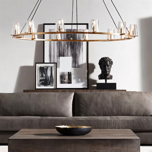 Prakasa Round Chandelier - Living Room Lighting