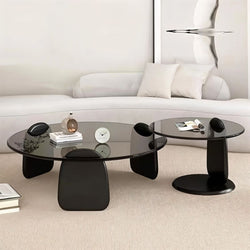 Make a statement in your home with the Prasha Coffee Table, featuring a unique silhouette and exquisite craftsmanship.