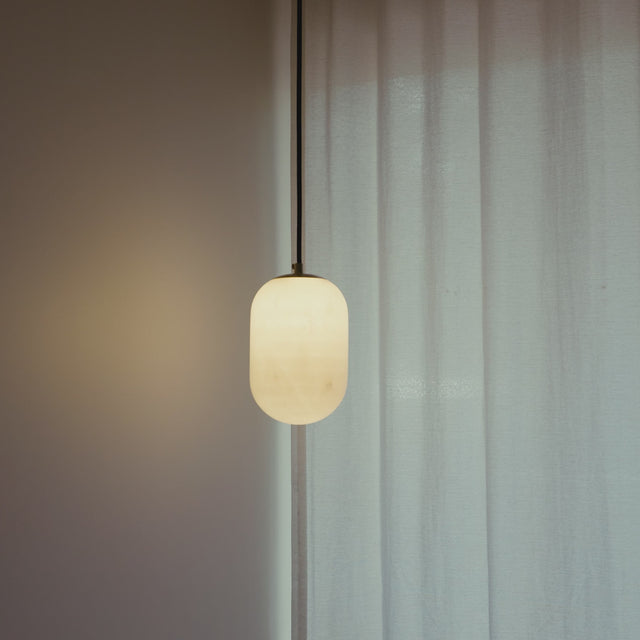 Lithos Alabaster Pendant Light