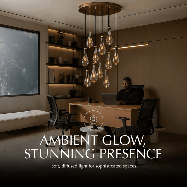 Pulcher Glass Tears Chandelier - Residence Supply