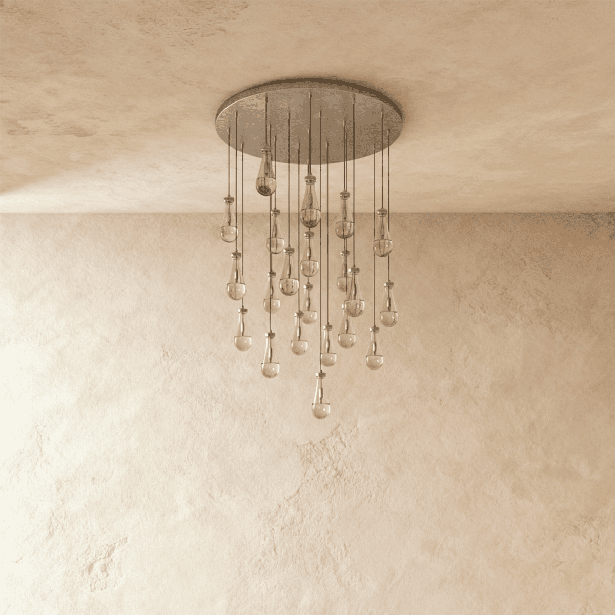 Pulcher Glass Tears Chandelier - Residence Supply
