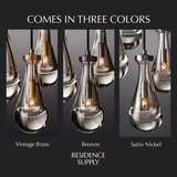 Pulcher Glass Tears Chandelier - Residence Supply