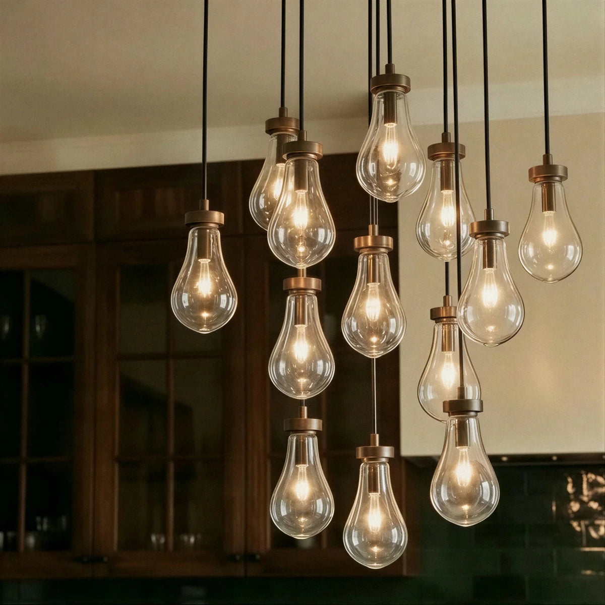 Pulcher Glass Tears Chandelier - Residence Supply