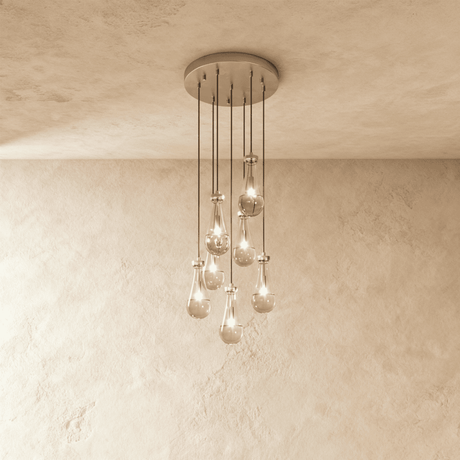 Pulcher Glass Tears Chandelier - Residence Supply