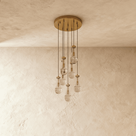 Pulcher Glass Tears Chandelier - Residence Supply
