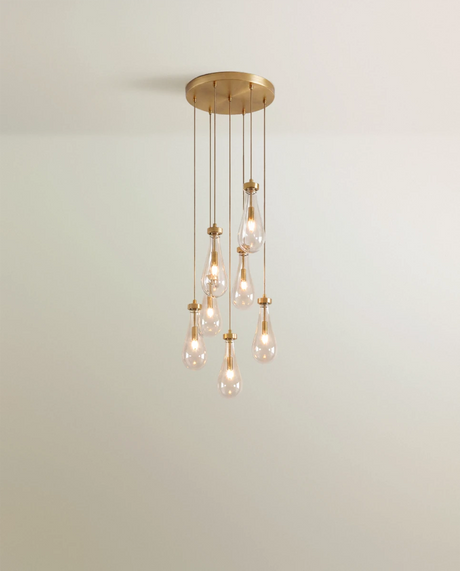 Pulcher Glass Tears Chandelier - Residence Supply