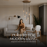 Pulcher Glass Tears Chandelier - Residence Supply